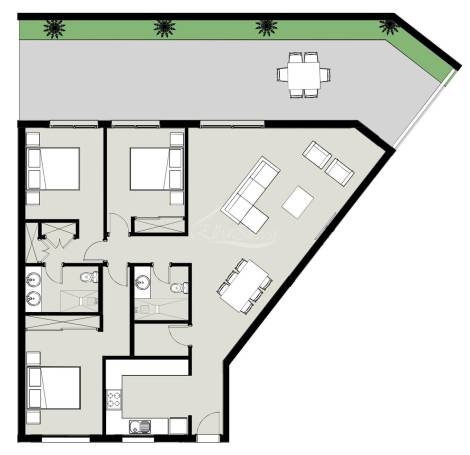 Apartment for sale in  Amarilla Golf, Spain - 5750