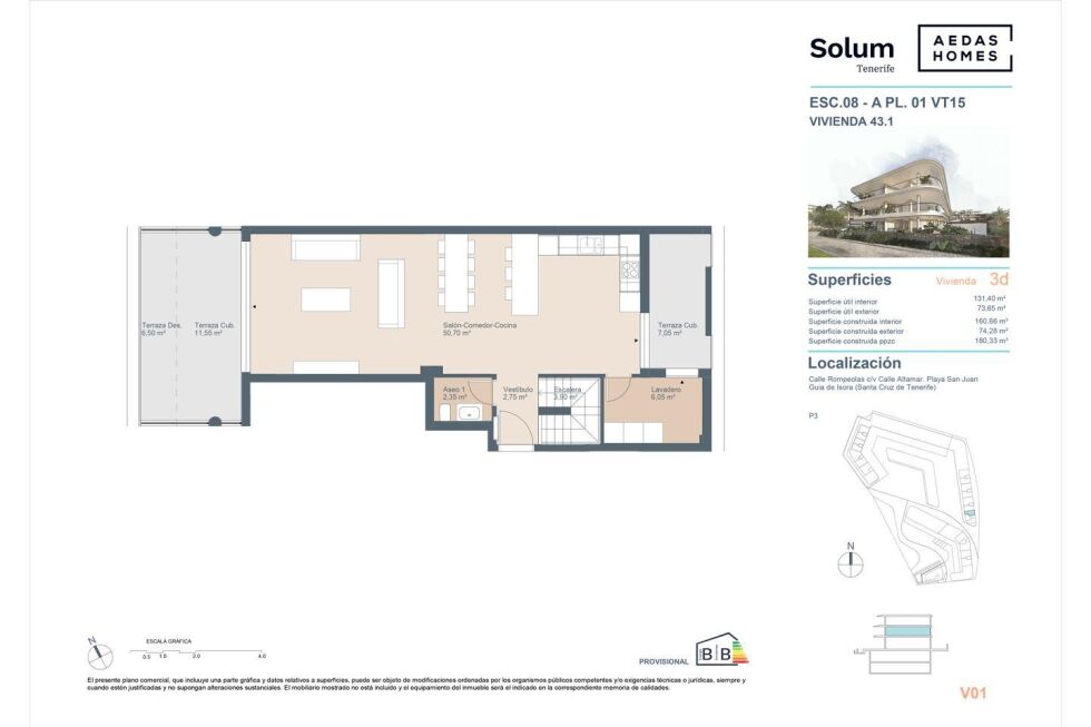 Apartment for sale in  Guía de Isora, Spain - LWP7131 Solum - Playa San Juan