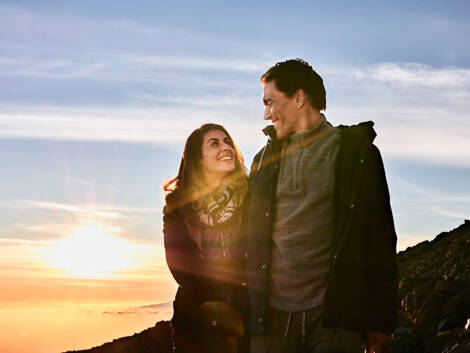 Sunset and Stars on Teide