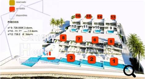 Flat for sale in  Costa del Silencio, Spain - 057341