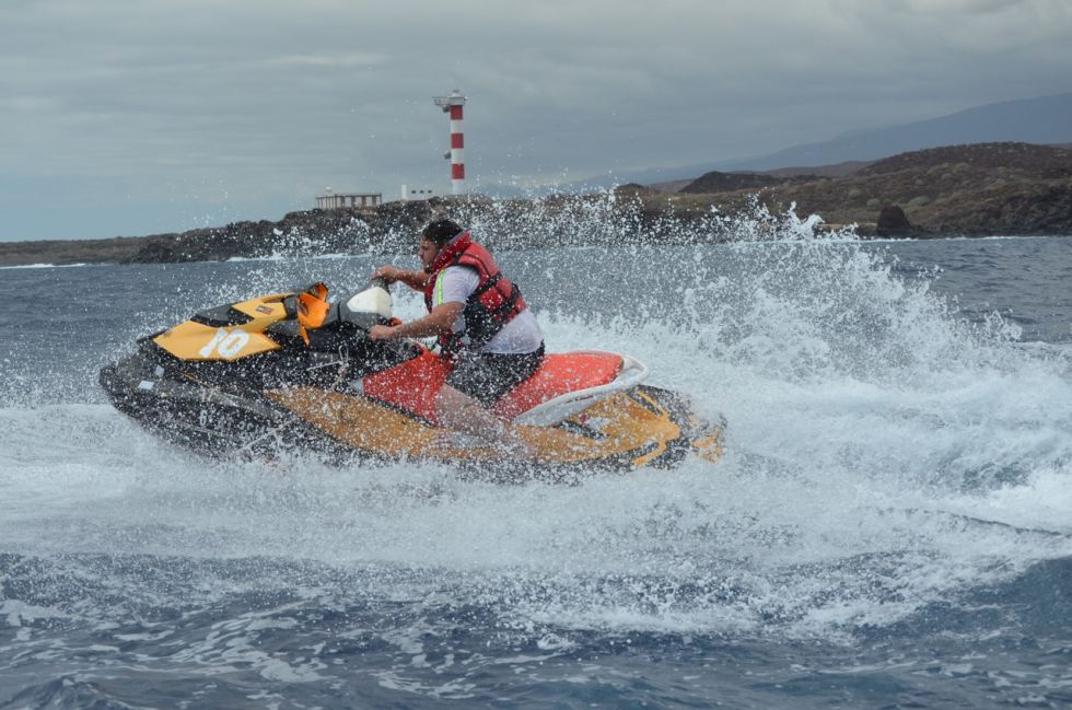 Jet Ski Adventure on Tenerife's Scenic Coastline