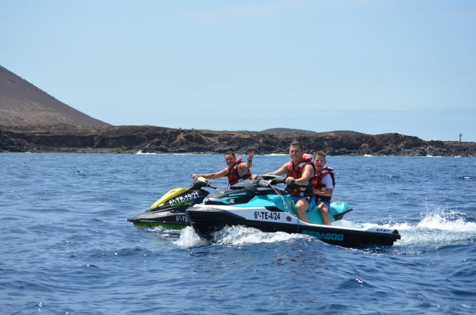 Jet Ski Adventure on Tenerife's Scenic Coastline