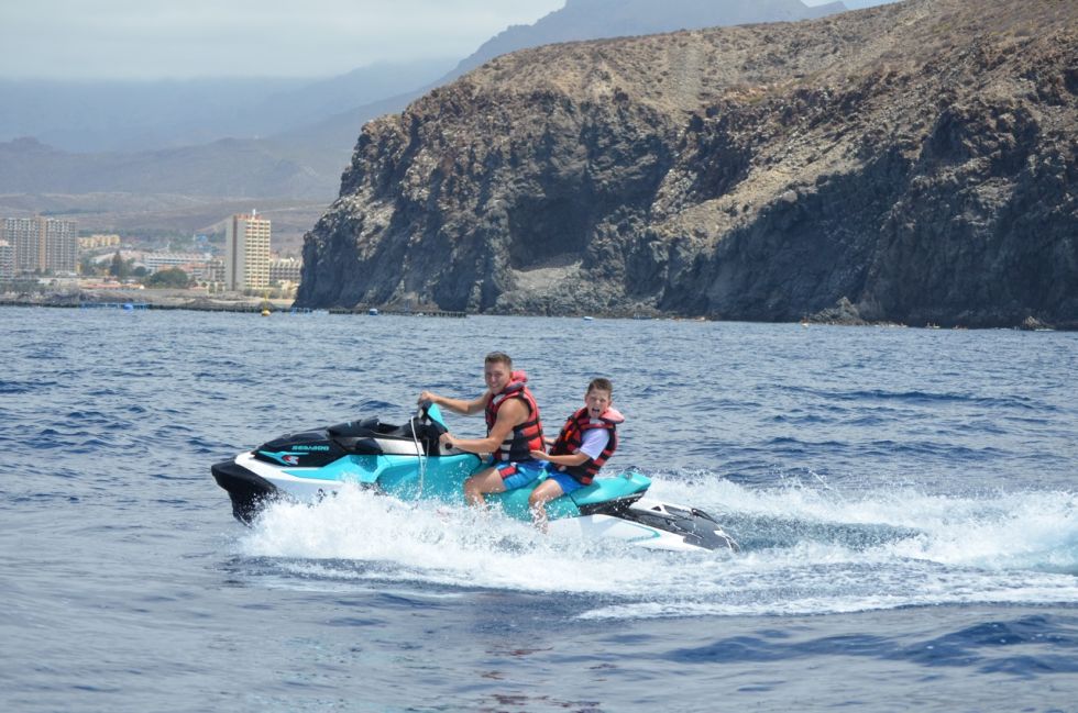 Jet Ski Adventure on Tenerife's Scenic Coastline