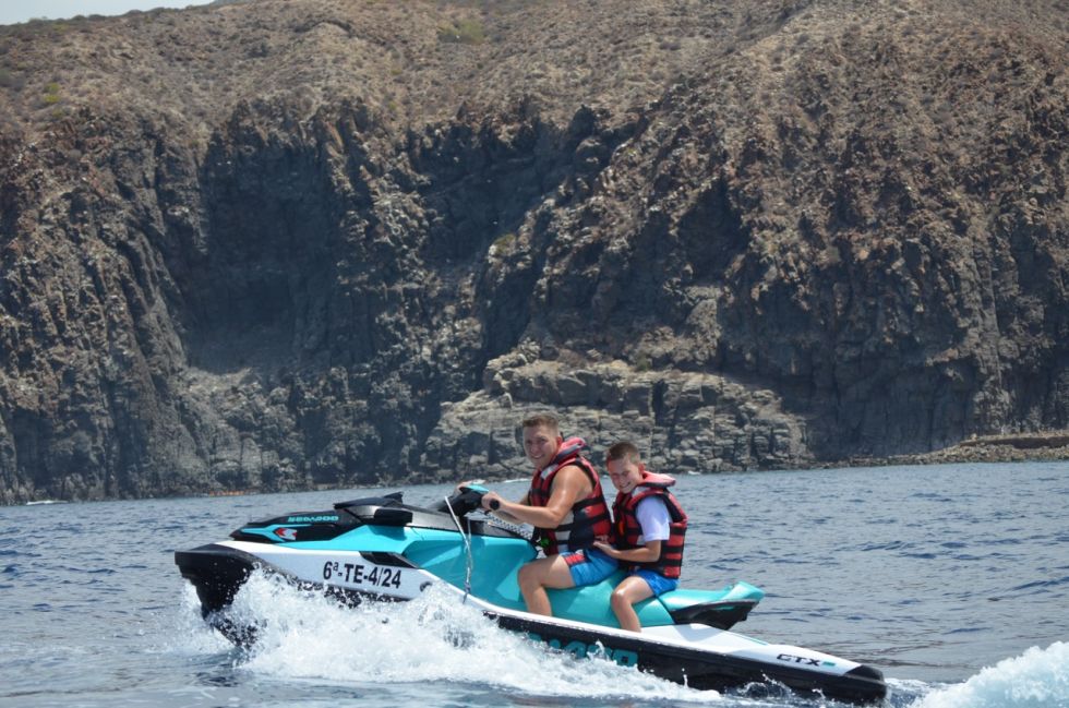 Jet Ski Adventure on Tenerife's Scenic Coastline