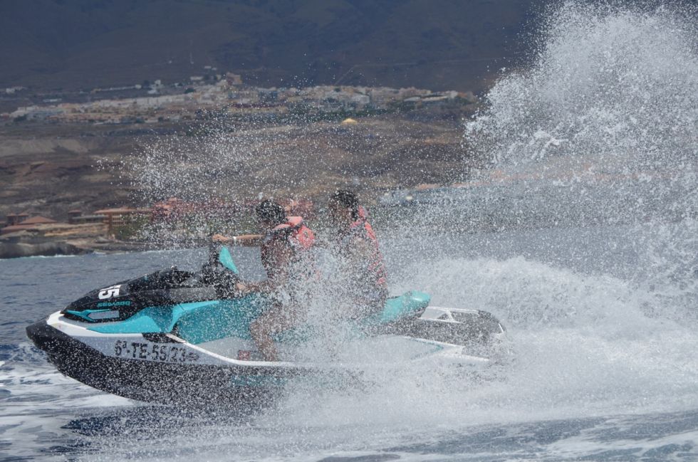 Jet Ski Adventure on Tenerife's Scenic Coastline