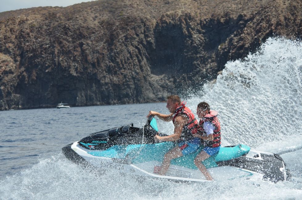 Jet Ski Adventure on Tenerife's Scenic Coastline