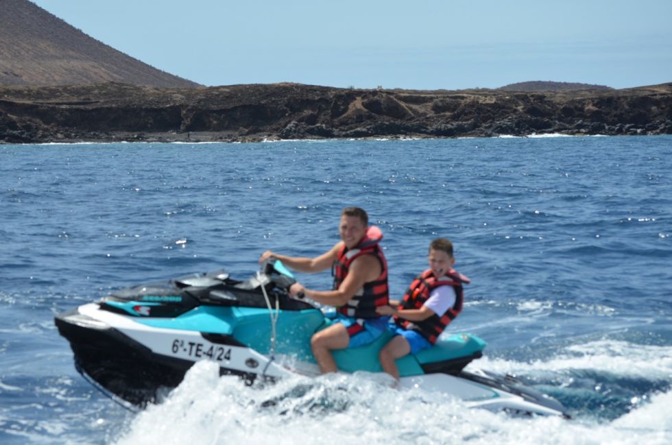 Jet Ski Adventure on Tenerife's Scenic Coastline