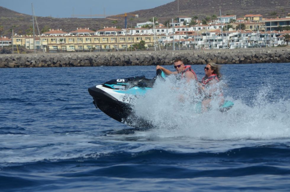 Jet Ski Adventure on Tenerife's Scenic Coastline