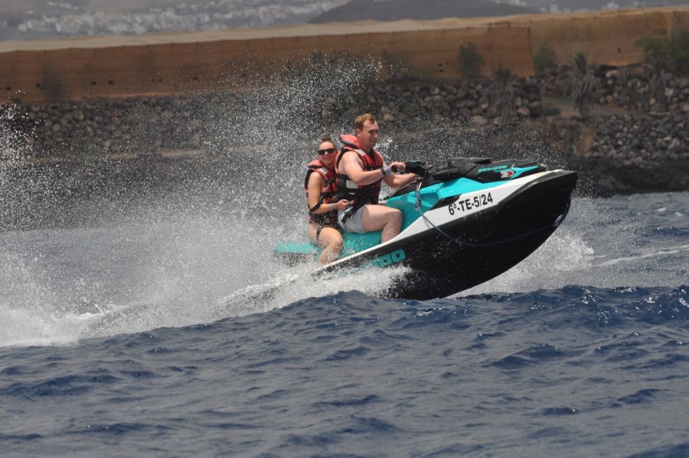 Jet Ski Adventure on Tenerife's Scenic Coastline