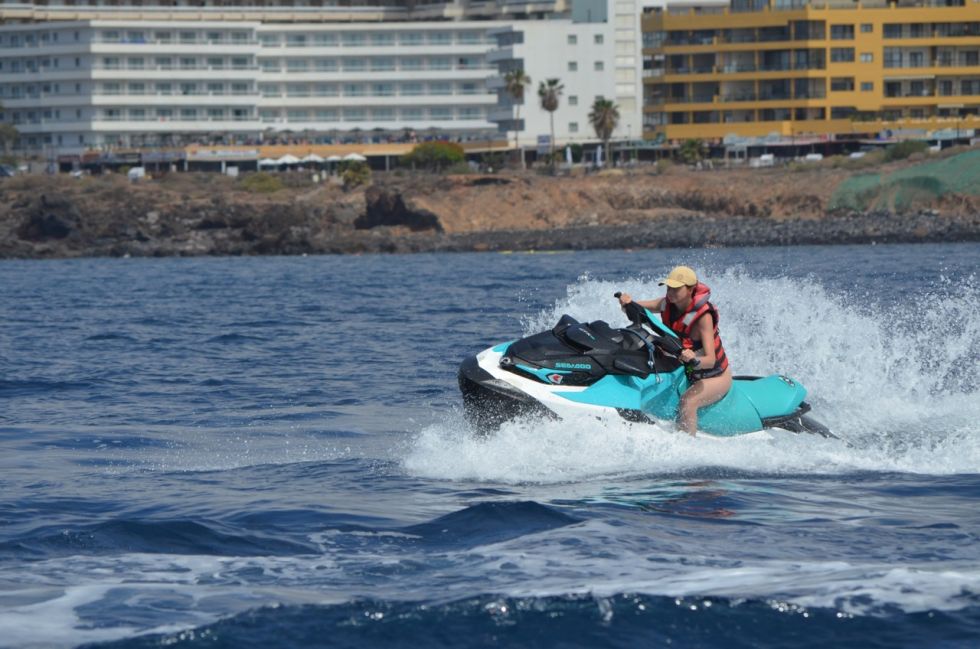 Jet Ski Adventure on Tenerife's Scenic Coastline