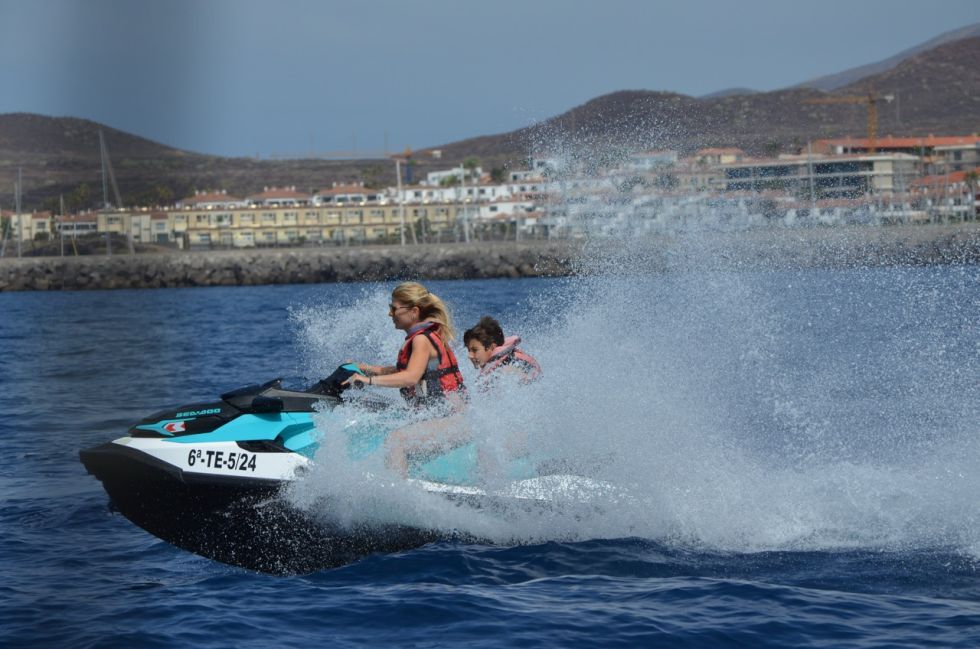 Jet Ski Adventure on Tenerife's Scenic Coastline