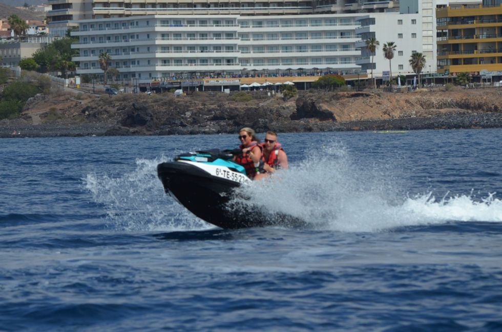 Jet Ski Adventure on Tenerife's Scenic Coastline