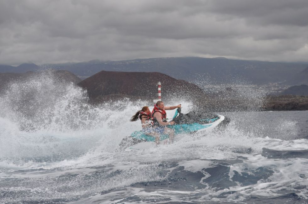 Jet Ski Adventure on Tenerife's Scenic Coastline