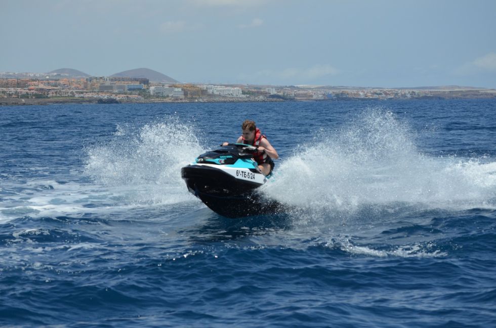 Jet Ski Adventure on Tenerife's Scenic Coastline