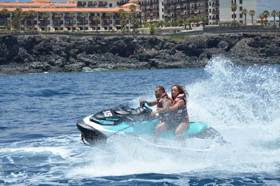 Jet Ski Adventure on Tenerife's Scenic Coastline