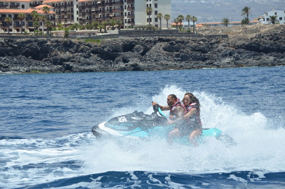 Jet Ski Adventure on Tenerife's Scenic Coastline