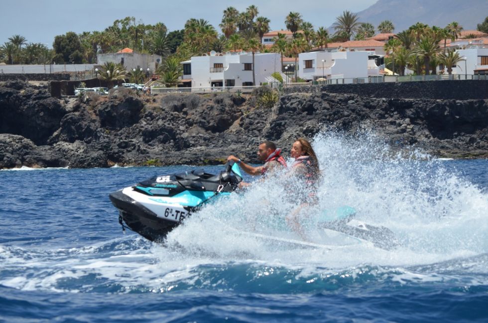 Jet Ski Adventure on Tenerife's Scenic Coastline