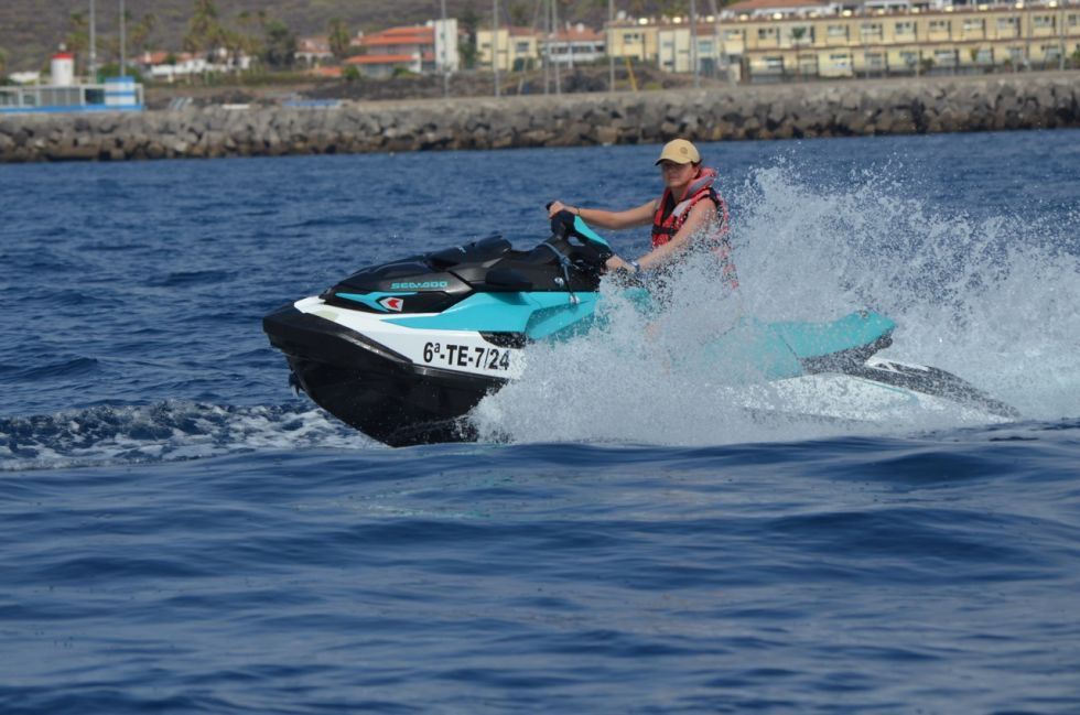 Jet Ski Adventure on Tenerife's Scenic Coastline