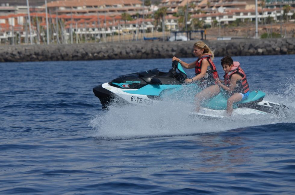 Jet Ski Adventure on Tenerife's Scenic Coastline