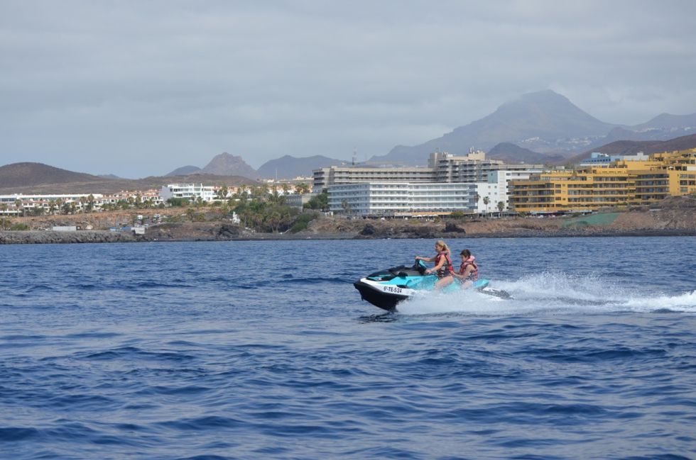 Jet Ski Adventure on Tenerife's Scenic Coastline