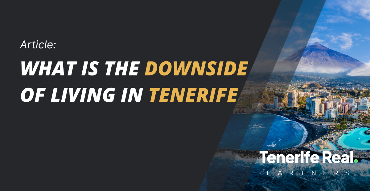 What is the downside of living in Tenerife?