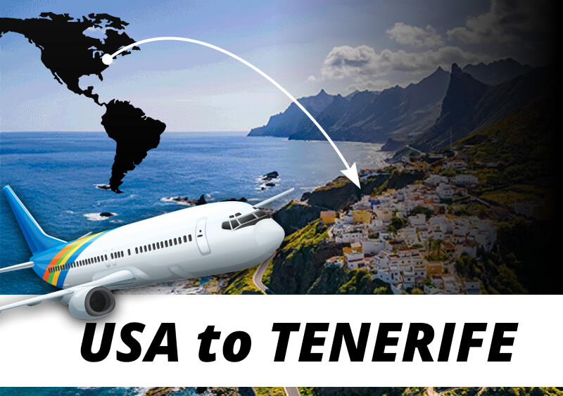 Flight USA to Tenerife